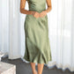 Eliza - Elegantes Slik-Kleid