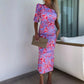 Celeste - Ein-Schulter-Kleid mit Puffärmeln