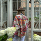 Bedruckte Patchwork-Jacke