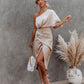 Olive - Elegantes Partykleid aus Seide