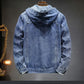 Reynan - Denim Jacke mit Kapuze