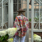 Bedruckte Patchwork-Jacke