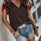 Fortuna - Sommerblusen mit Blumendruck