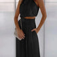 Vanessa - Elegantes Oberteil und ausgestellte Hose im 2-teiligen Set