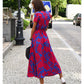 Sommerliches Blumen Maxikleid - Linda