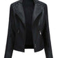 CHARLÈNE - Elegante Leder Jacke für den Frühling