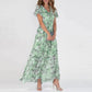Victoria - Langes Sommerkleid mit Blumenmuster