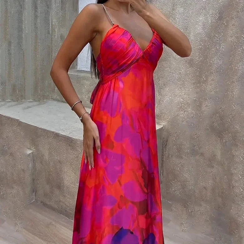 Flavia - Elegantes A-Linien-Trägerkleid