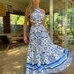 Minerva - Böhmisches bedrucktes Kleid