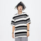 Max's Unisex Streifen Oversize T-Shirt aus reiner Baumwolle