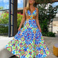 Mildred - Stilvolles Strandkleid mit Print