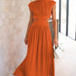 Arabella - Plissiertes Maxikleid für Frauen