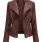 CHARLÈNE - Elegante Leder Jacke für den Frühling