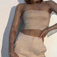 Emmas Verführerisches Netzoberteil | Langarm Beach Cover Up | Party Club Tank Top mit sexy Mesh-Look