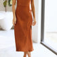 Eliza - Elegantes Slik-Kleid