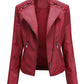 CHARLÈNE - Elegante Leder Jacke für den Frühling