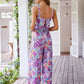 Breanna - Blumiger Weitbein-Jumpsuit