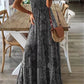 Harriet - Boho Print Schlupf-Maxikleid