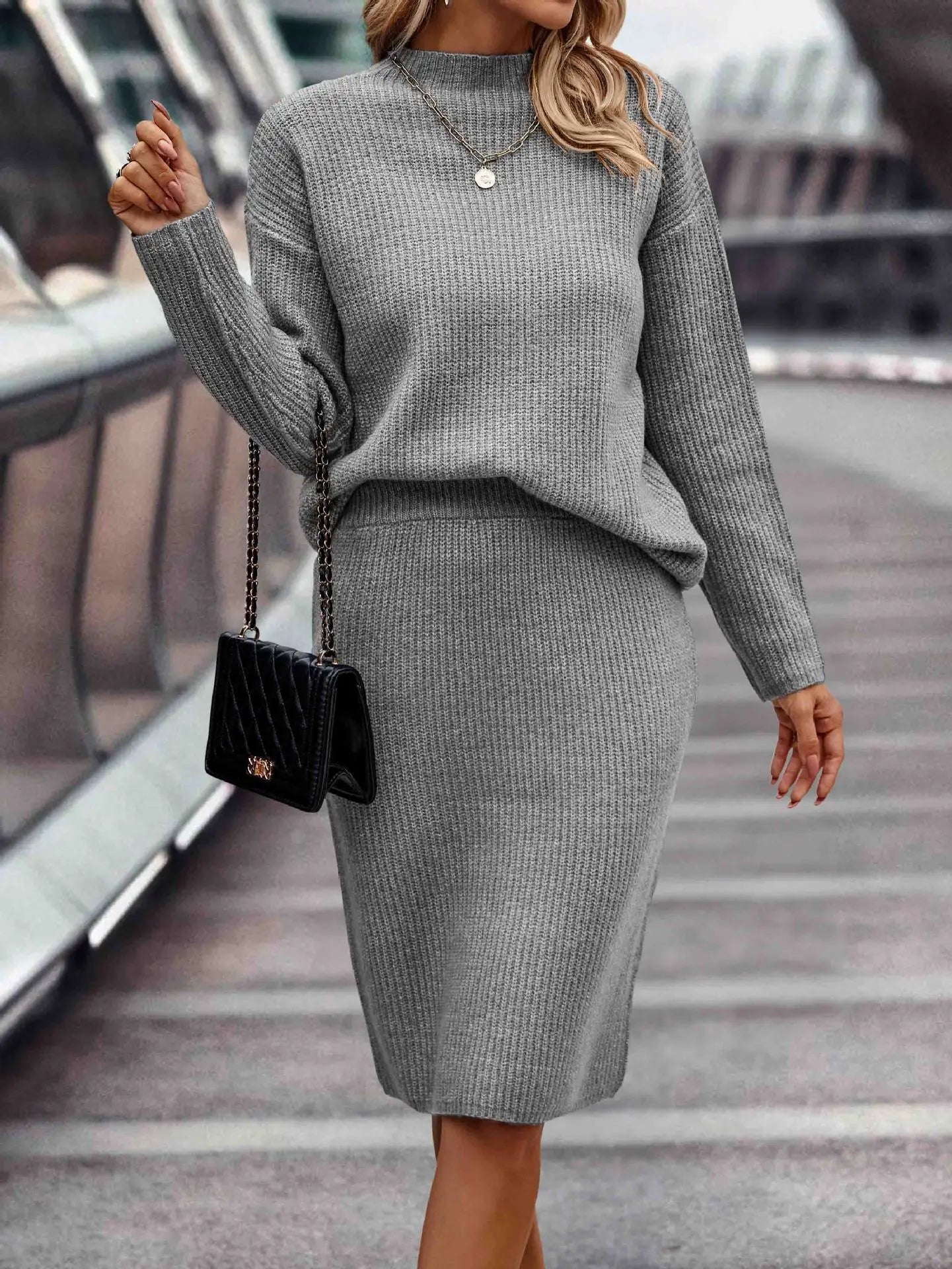 Anita -  2-Teiliges Set aus Pullover und Rock