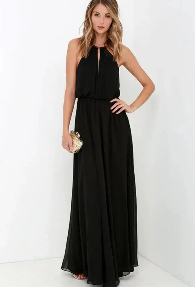 Frances - Ärmelloses Kleid mit Neckholder