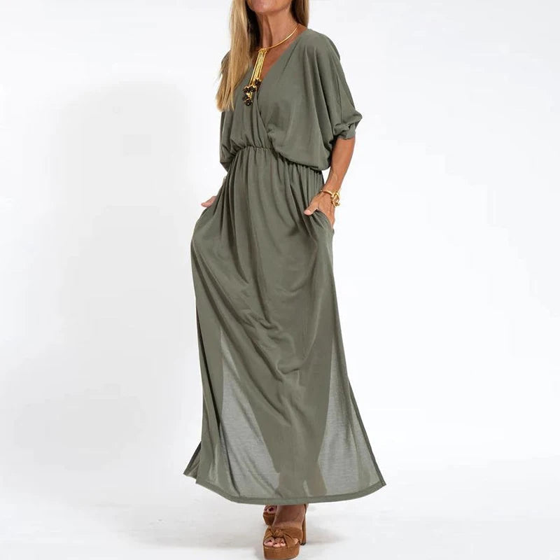Tina - langes vintage-kleid