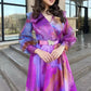Rosalind - Elegantes Maxikleid mit buntem Druck
