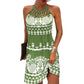 Kate™ | Bedrucktes Kleid mit Haltern