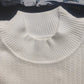 Maximilian's Herren Kurzarm-Strickpullover Slim Fit Stretch Rollkragenpullover