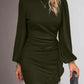 Catherine - Elegantes langärmeliges Kleid