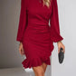 Catherine - Elegantes langärmeliges Kleid