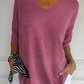 Damen V-Ausschnitt Top - Noami