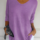 Damen V-Ausschnitt Top - Noami