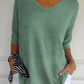 Damen V-Ausschnitt Top - Noami