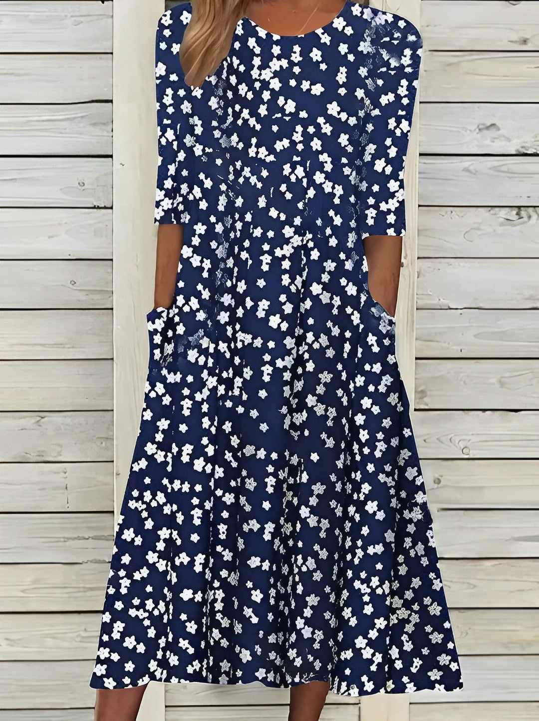 Jana | Blumenkleid - Blumenmuster-Kleid