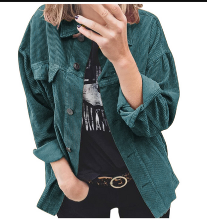 TINA - Stylische Cord Jacke für den Frühling
