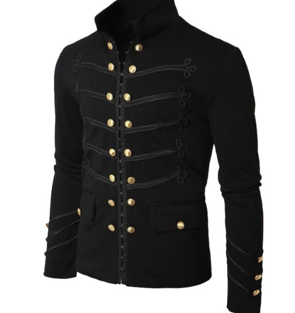Manny – jacke mit stehkragen
