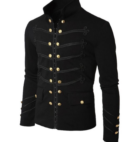 Manny – jacke mit stehkragen