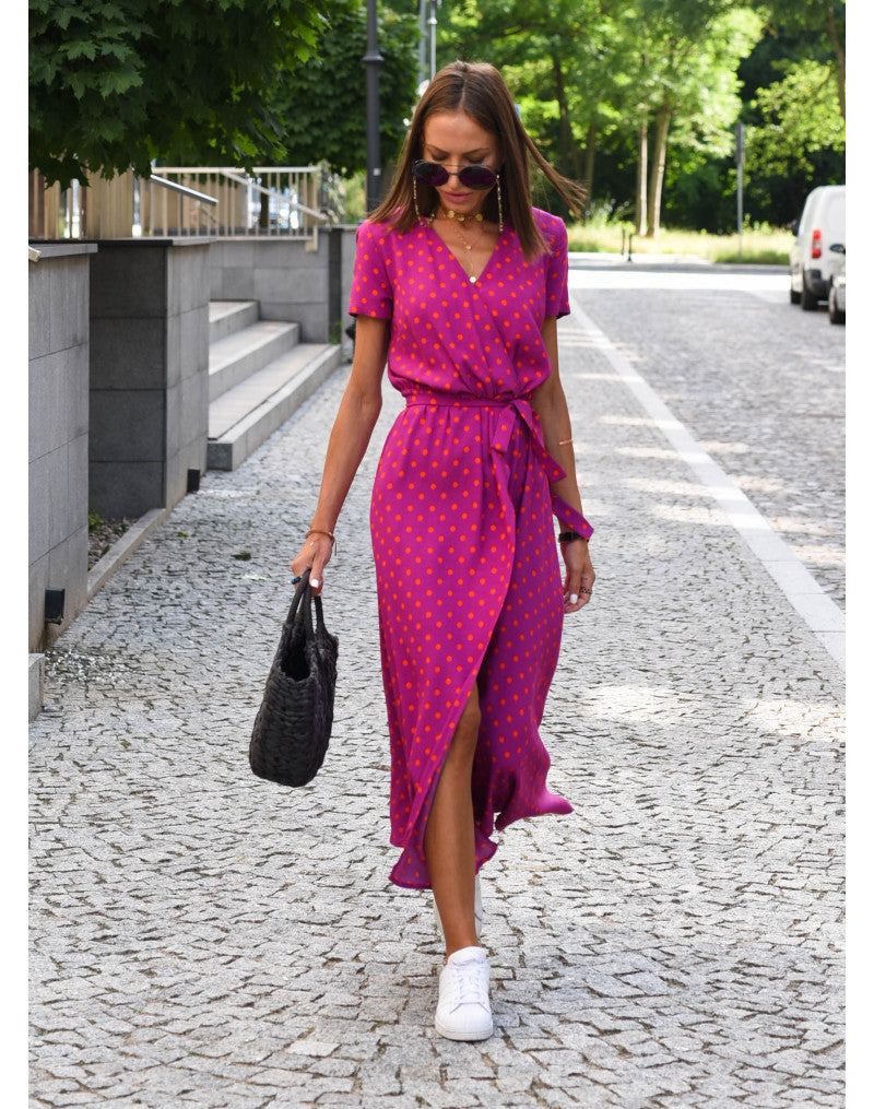 Sommerliches Blumen Maxikleid - Linda