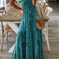 Harriet - Boho Print Schlupf-Maxikleid