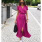 Sommerliches Blumen Maxikleid - Linda