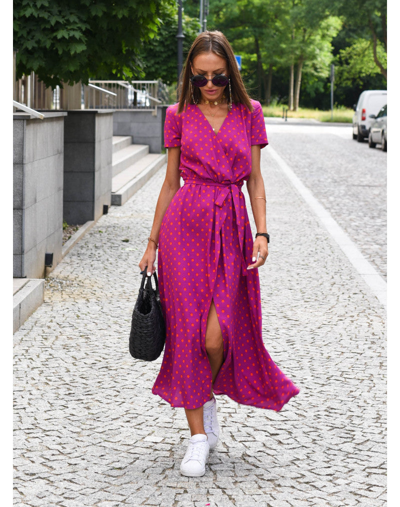 Sommerliches Blumen Maxikleid - Linda