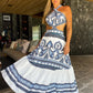 Minerva - Böhmisches bedrucktes Kleid