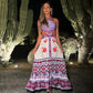 Minerva - Böhmisches bedrucktes Kleid