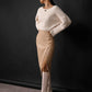 Thea - Winter Sexy Midi-Lederröcke