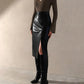 Thea - Winter Sexy Midi-Lederröcke