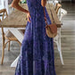 Harriet - Boho Print Schlupf-Maxikleid