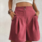 MARTINA - Doppelt geknöpfte Shorts