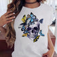 Silvia | Totenkopf-T-Shirt