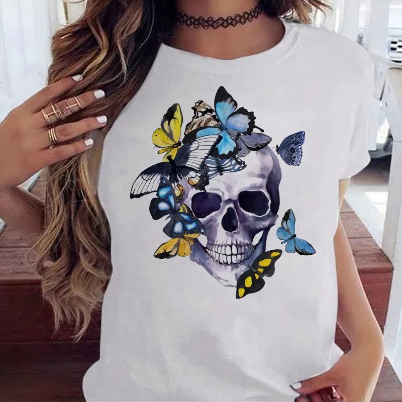 Silvia | Totenkopf-T-Shirt