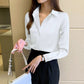 Satin Damenbluse - Aniek